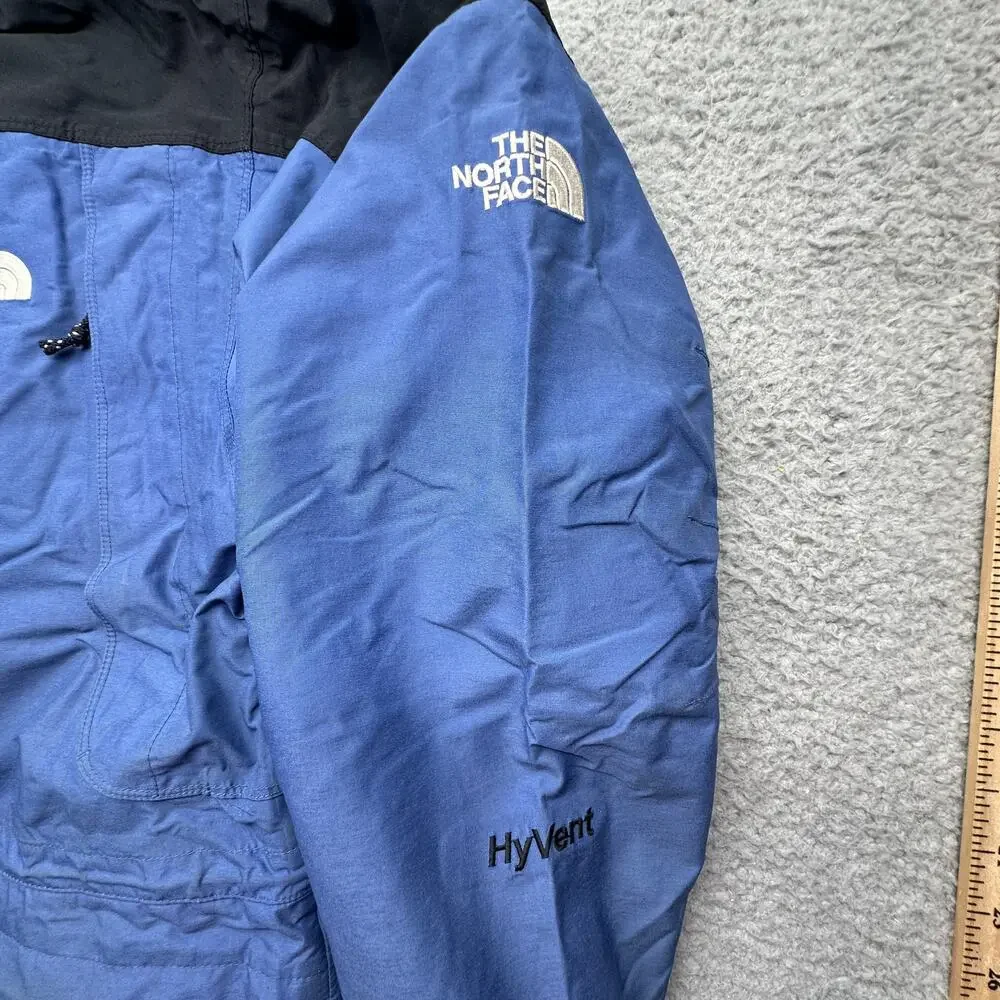 Vintage 2006 The North Face Mountain Hyvent Parka Jacket Mens Large Blue Hooded